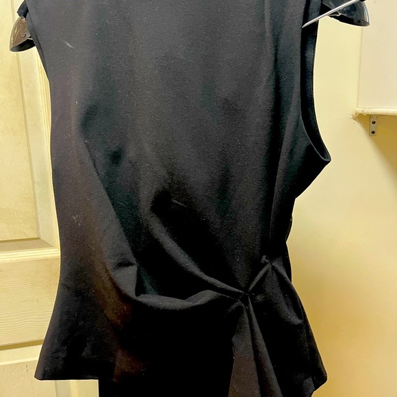 Zara black sleeveless top some stretch to it zips in back size L NWT - Picture 7 of 10